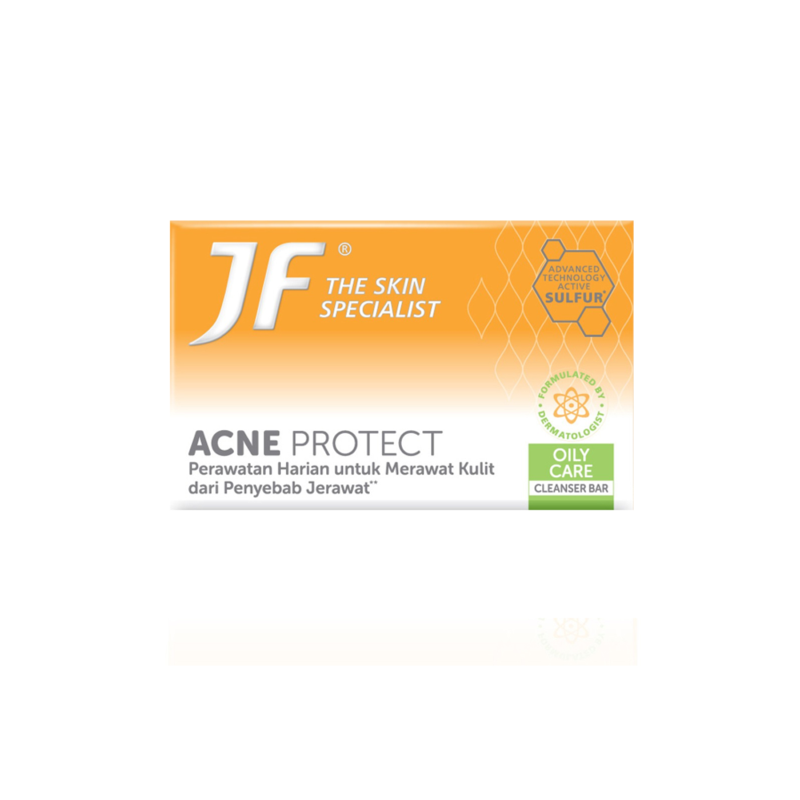 JF Sulfur Bar Soap Acne Protect Oily Care 65gram