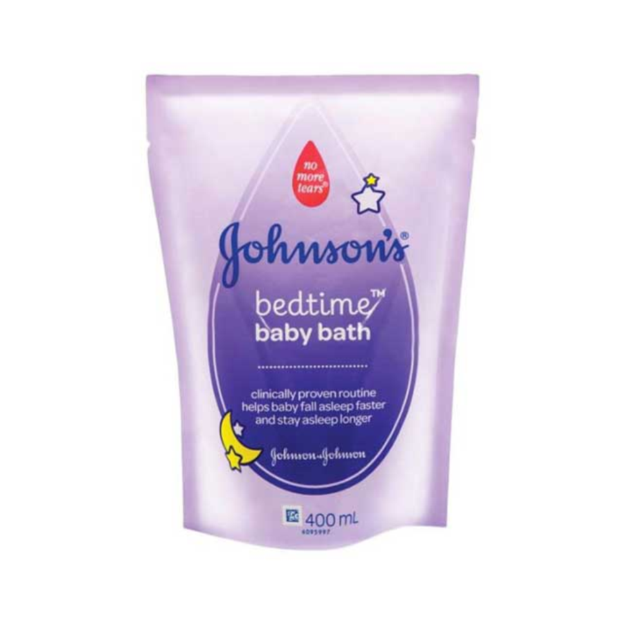 Johnson's Baby Bedtime Hair & Body Baby Bath Refill 400ml