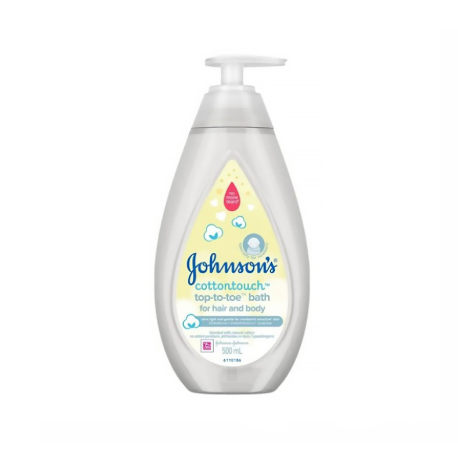 Johnson's Cotton Touch Top-to-Toe Hair & Body Baby Bath 2in1 500ml