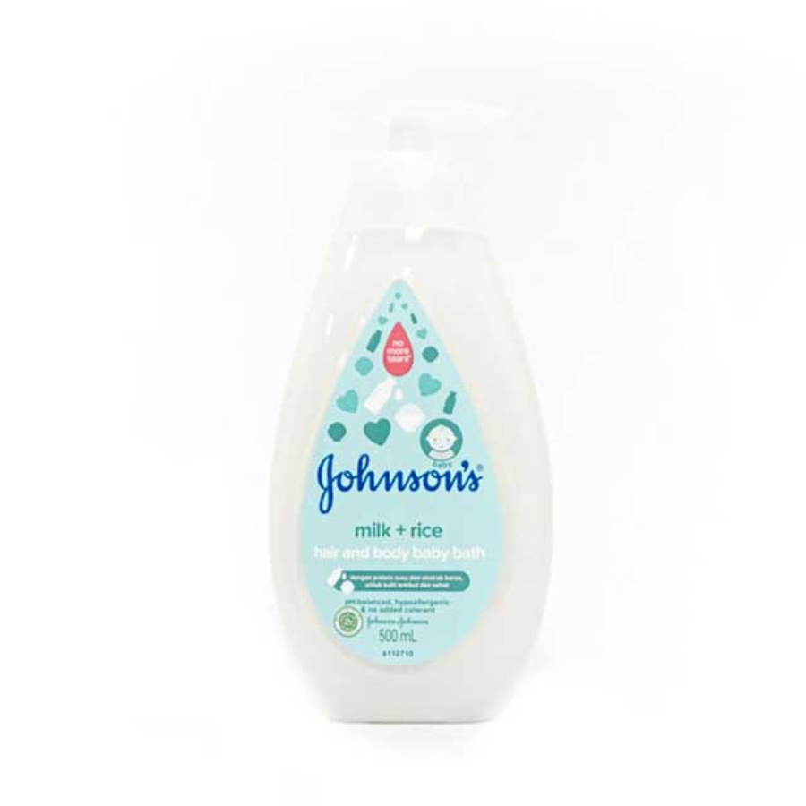 Johnson's Milk + Rice Hair & Body Baby Bath 2in1 500ml