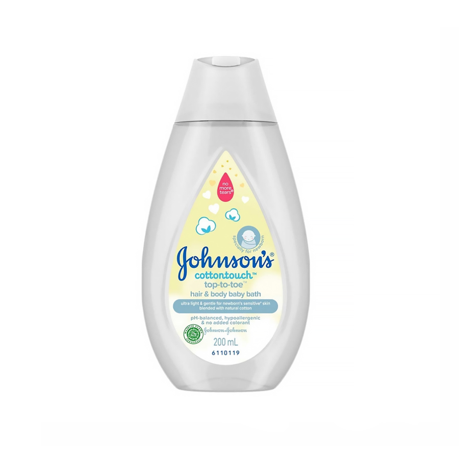 Johnson's Top to Toe Hair & Body Bath Cottontouch 200ml
