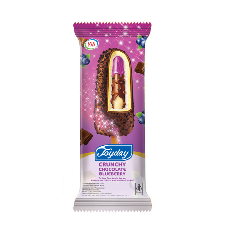 Joyday Crunchy Chocolate Blueberry Ice Cream/Es Krim 70ml