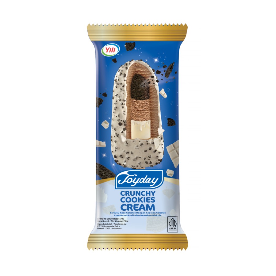 Joyday Crunchy Cookies Cream Ice Cream/Es Krim 70ml