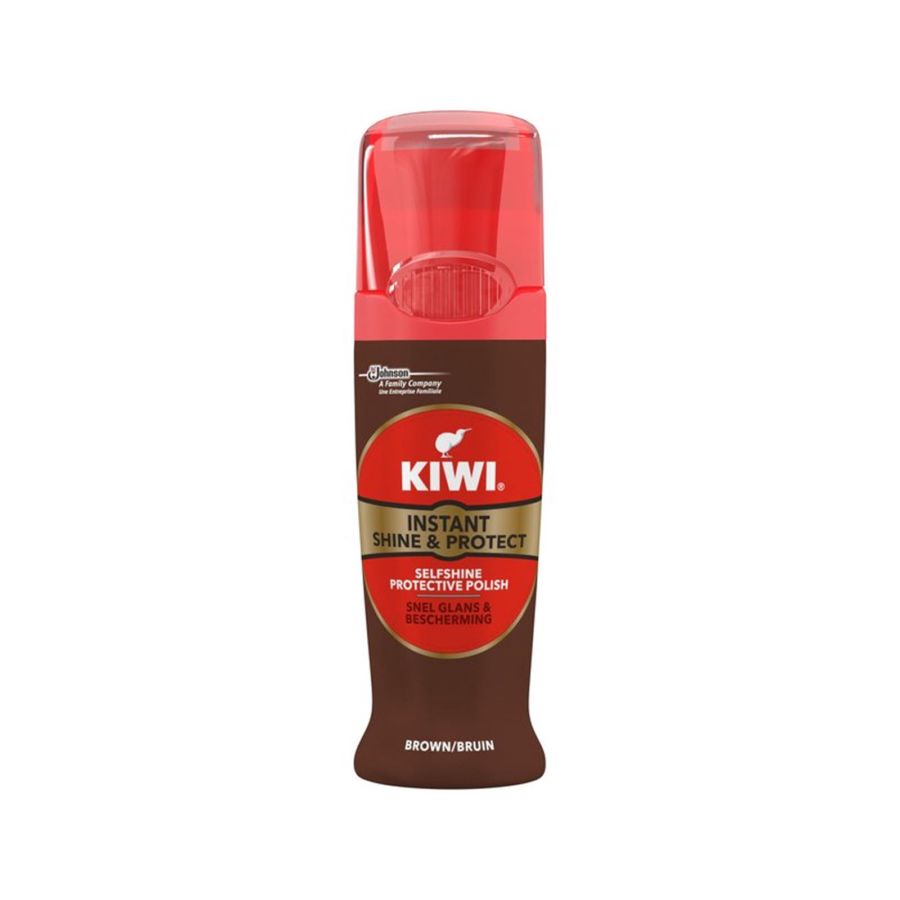 KIWI Shine & Protect Brown Polish 75ml