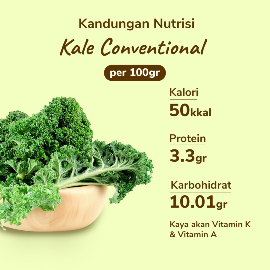 Kale konvensional - Astro Farm 200gram