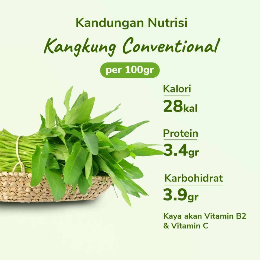 Kangkung Konvensional Astro Farm 200gram