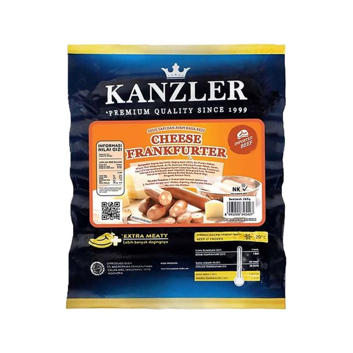 Kanzler Cheese Frankfurter Sausages