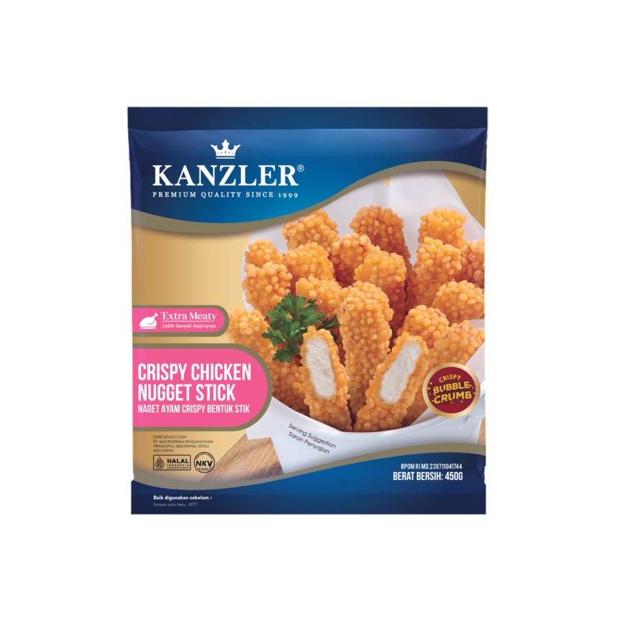 Kanzler Crispy Chicken Nugget Stick/Naget 450gram