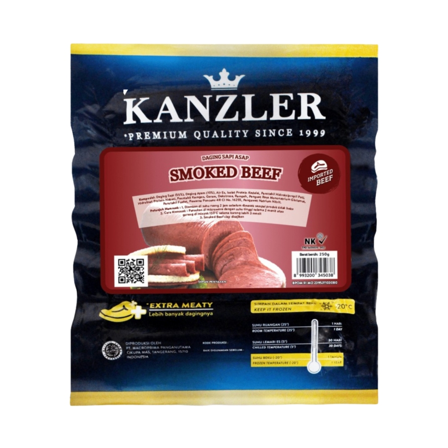 Kanzler Smoked Beef/Daging Asap 250gram