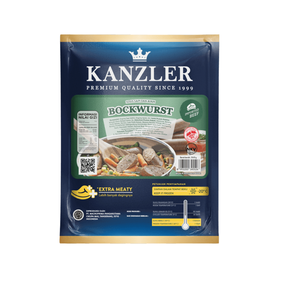 Kanzler Sosis Bockwurst/Sosis 360gram