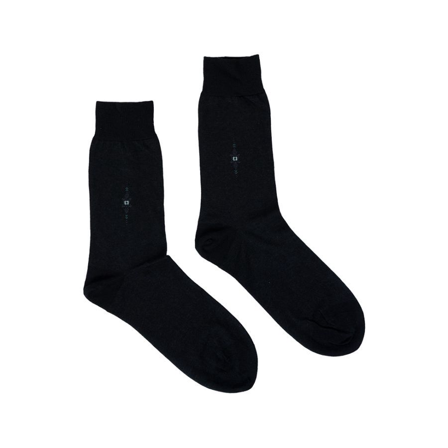 Kaos Kaki Eksekutif Pria Size 25 - 26cm Hitam A Basics 1pcs