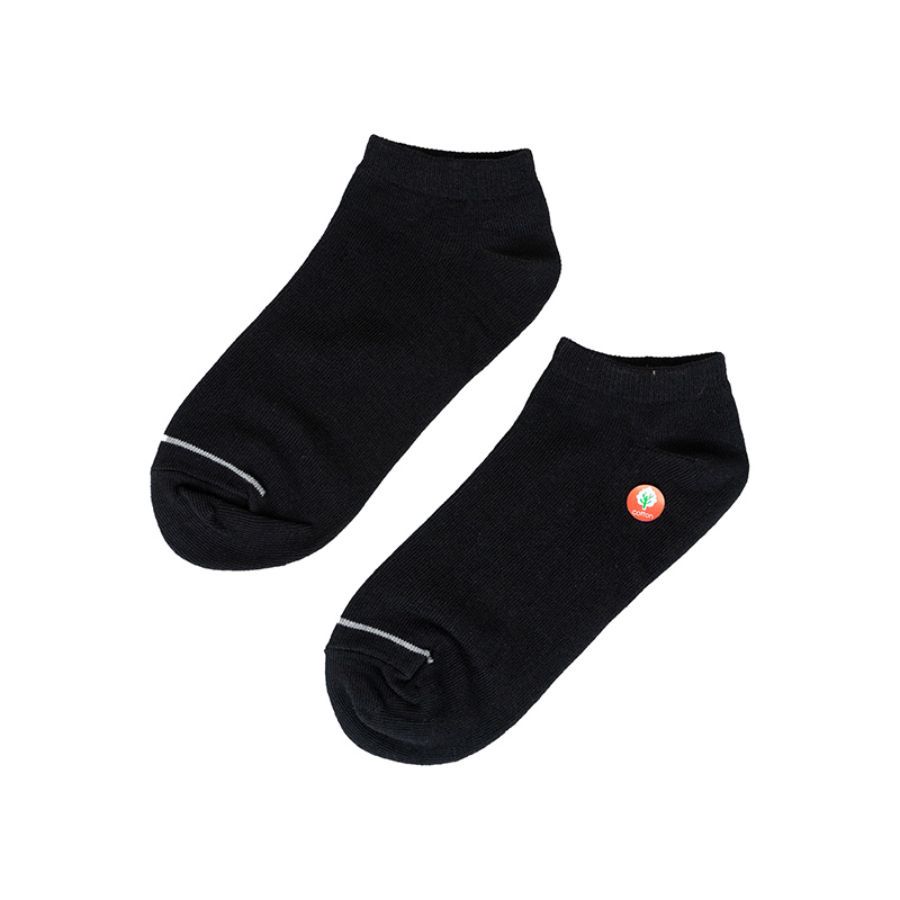 Kaos Kaki Sneakers Short Hitam A Basics 1pcs