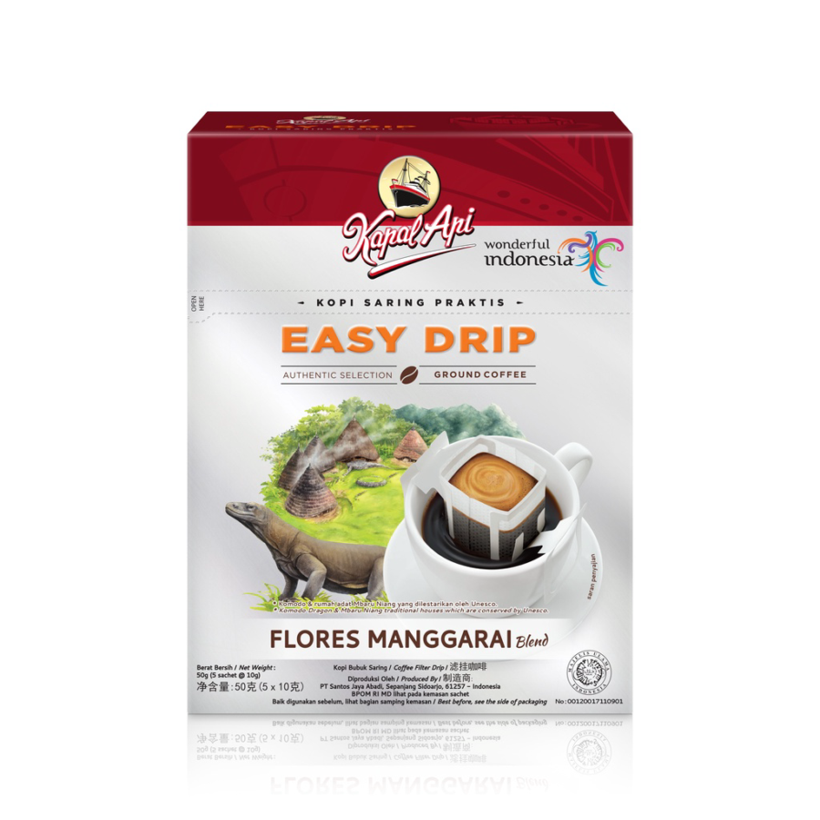 Kapal Api Drip Flores Manggarai isi 5pcs 5sachets