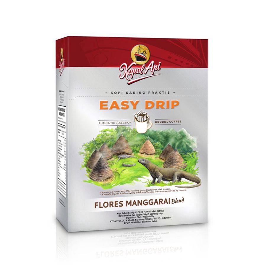 Kapal Api Drip Flores Manggarai isi 5pcs 5sachets