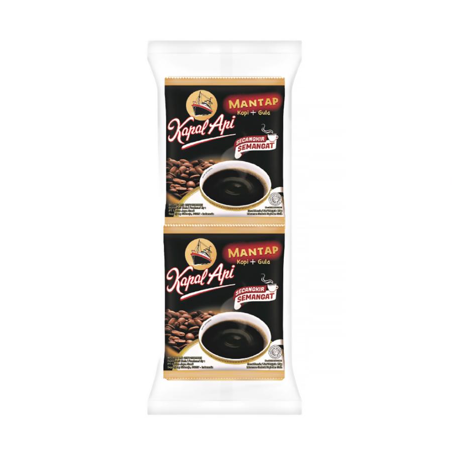[INVALID] Kapal Api Mantap+Gula 25gr x 8pcs 200gram
