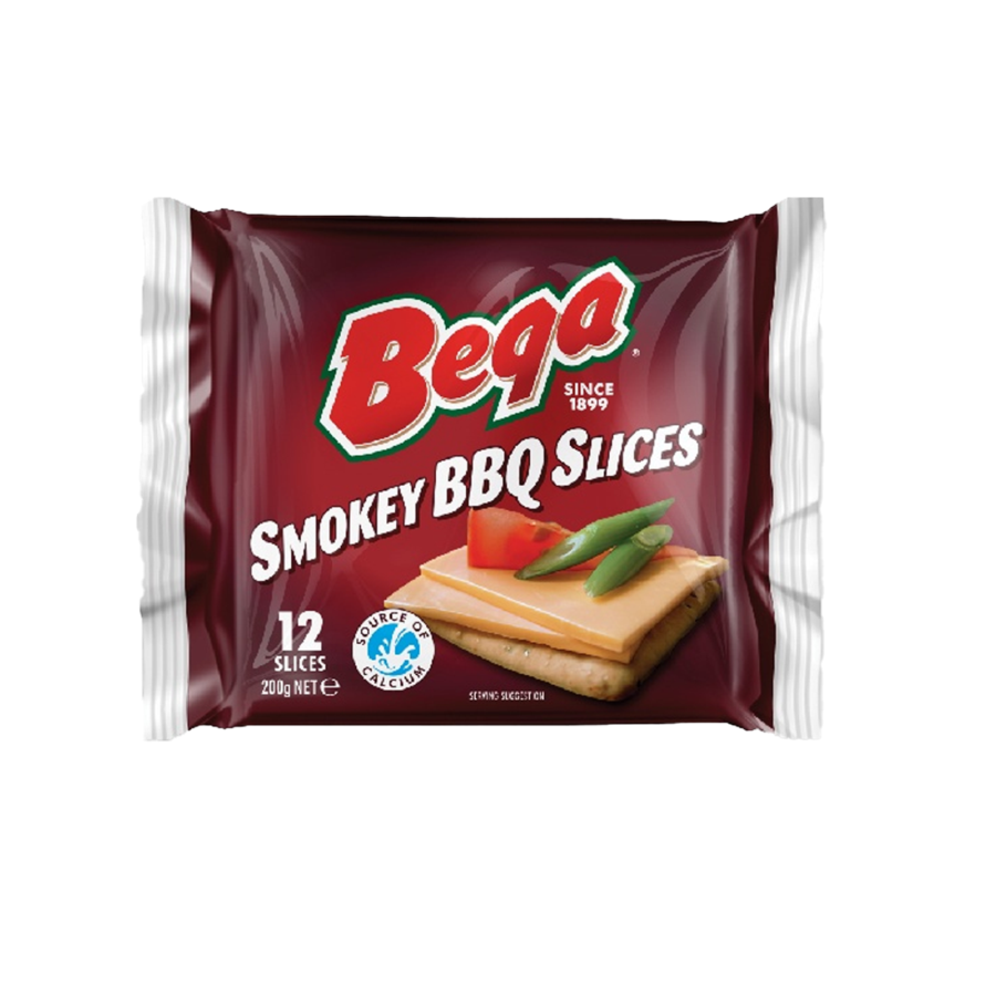 Keju Bega Cheese Smokey BBQ Slices 200gram