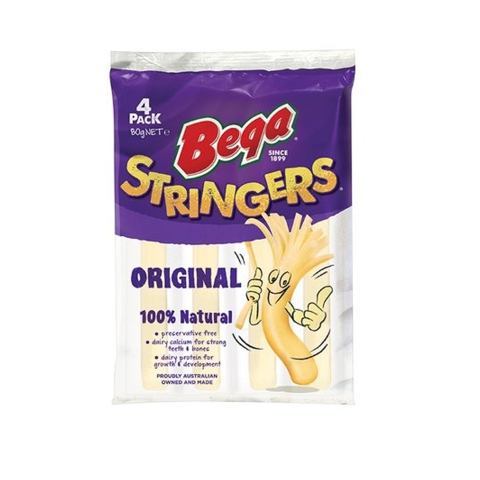 Keju Bega Cheese Stringers Mozarella (4x20gr)