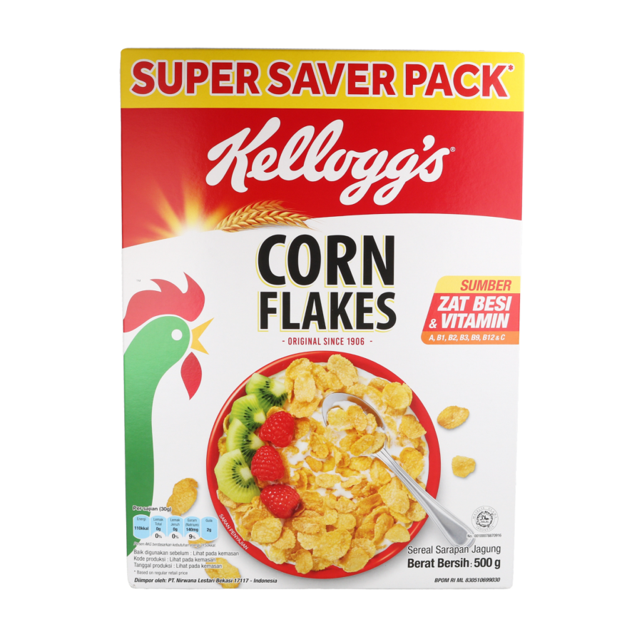 Kellogg's Corn Flakes Cereal 500gram