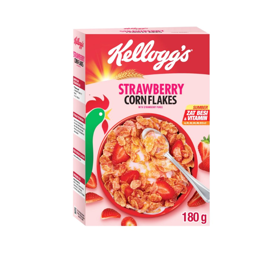 Kellogg's Cornflakes Strawberry 180gram