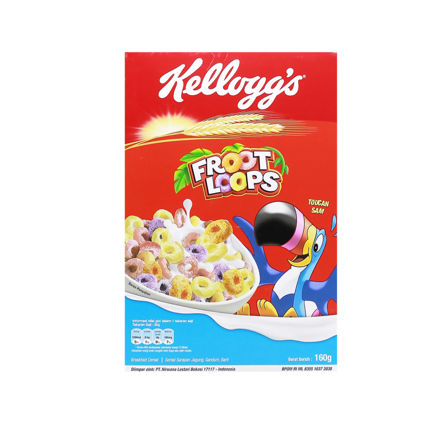 Kellogg's Froot Loops 150gr/Cereal 150gram