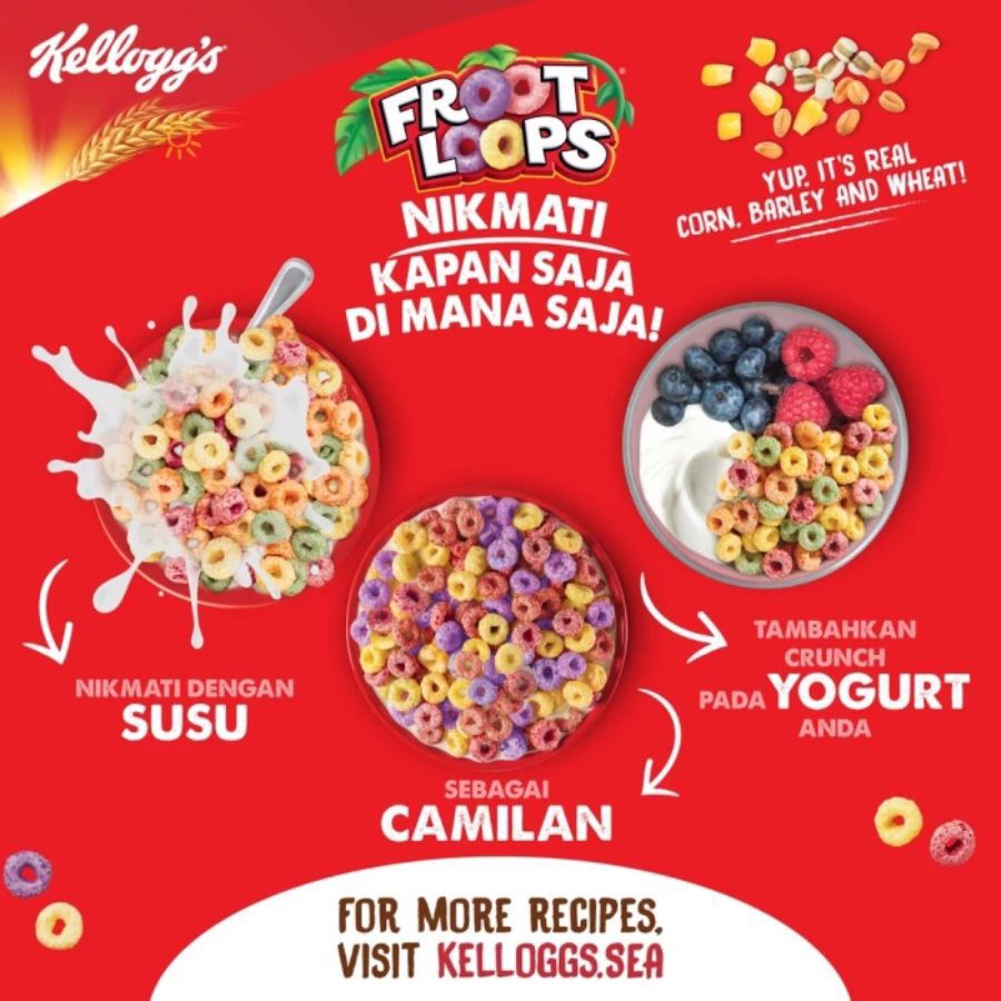Kellogg's Froot Loops Cereal 300gram