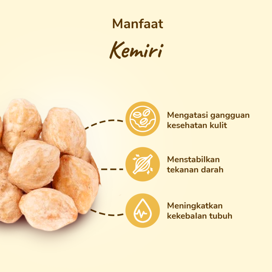 Kemiri Utuh Astro Farm 100gram