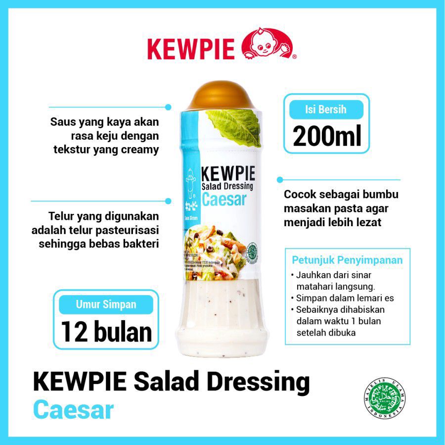 Kewpie Salad Dressing Caesar 200ml