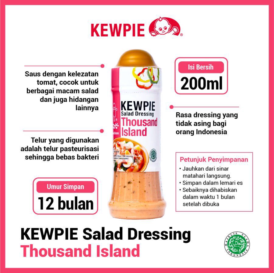 Kewpie Salad Dressing Thousand Island 200ml