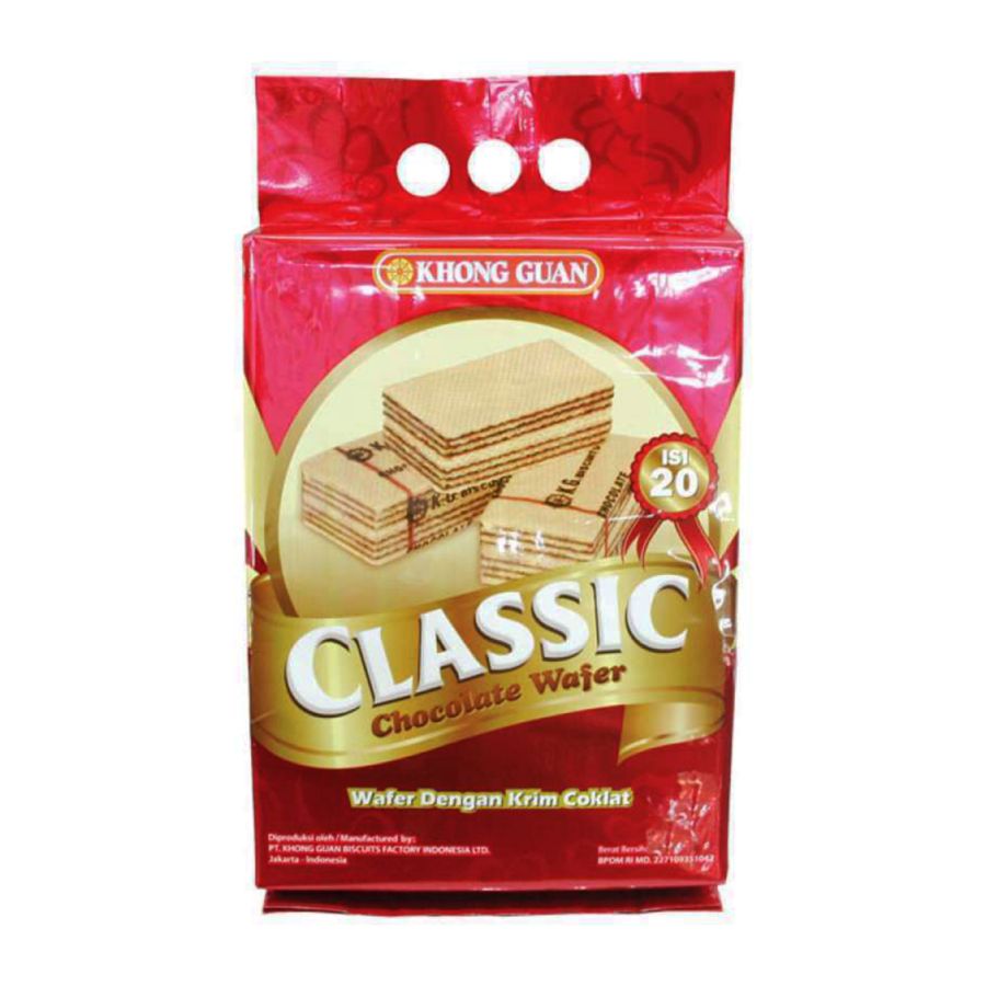 Khong Guan Classic Chocolate Wafer 350gram