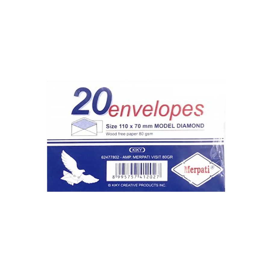 [INVALID] Kiky Amplop Visit 80 @20pcs