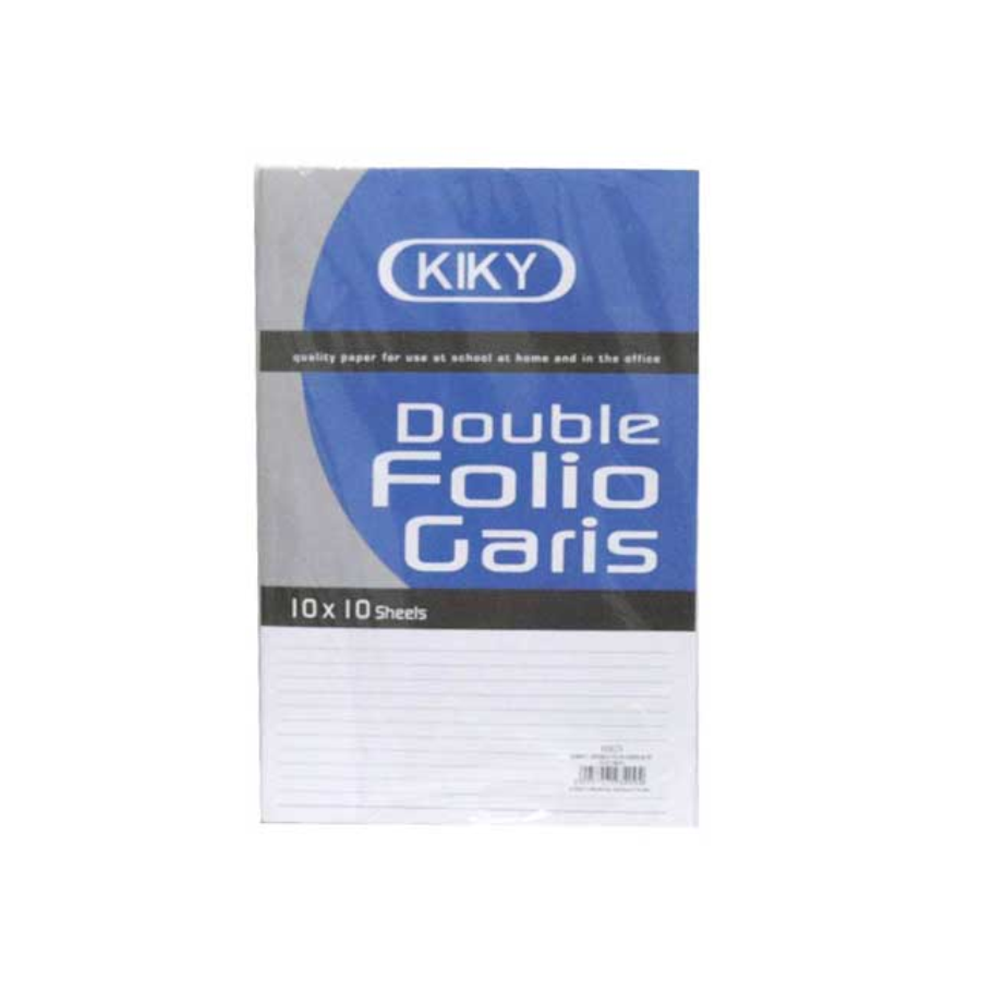 [INVALID] Kiky Double Folio Garis @10pcs