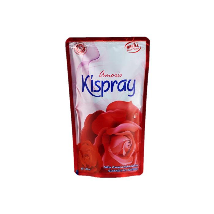 Kispray Amoris Refill Pouch 280ml/Pelicin Pewangi Pakaian