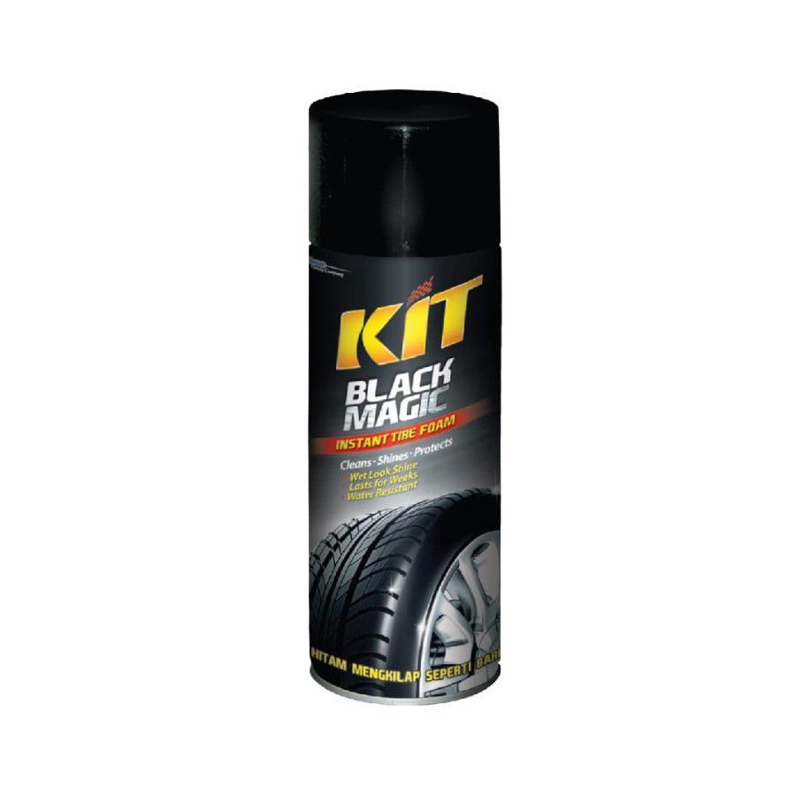 Kit Black Magic Aerosol 400ml Semir Ban/Otomotif 400ml