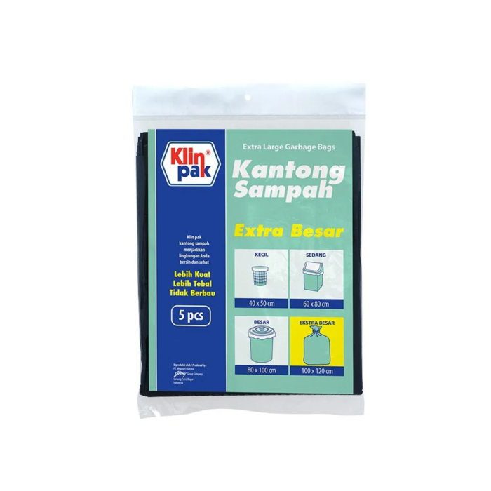 Klinpak Kantong Plastik Sampah Extra Besar 100cm x 120cm