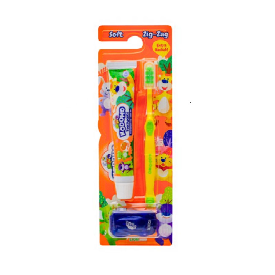 Kodomo Toothbrush 2in1 Zig Zag/Sikat Gigi 1pcs