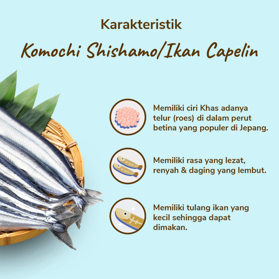 Ikan Capelin Komochi Shishamo 170gram