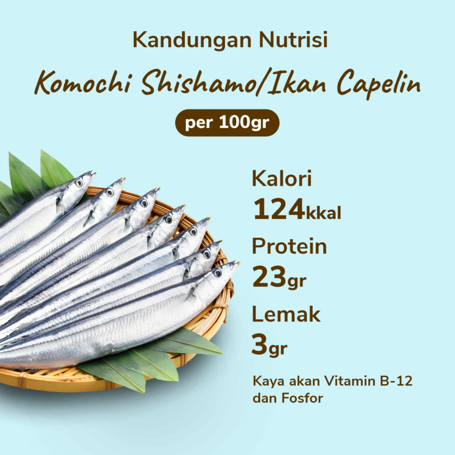 Ikan Capelin Komochi Shishamo 170gram
