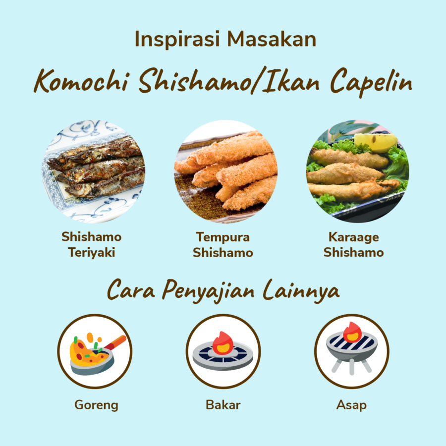 Ikan Capelin Komochi Shishamo 170gram
