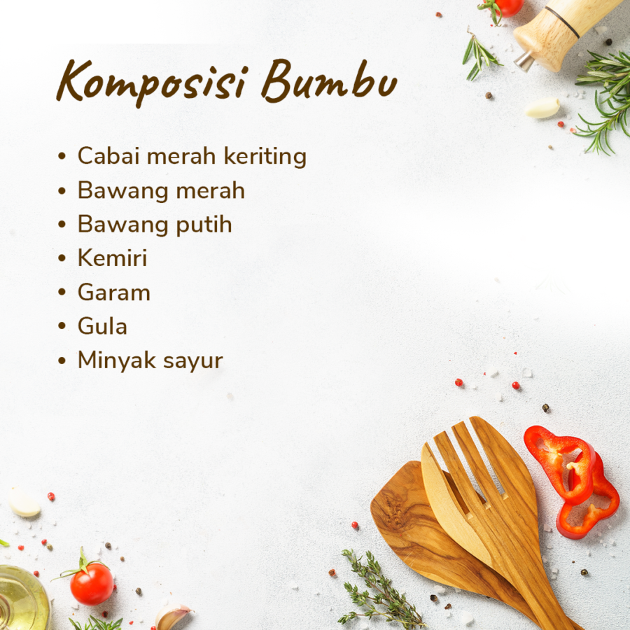 Bumbu Sendok Merah Bumbu Dasar 100gram