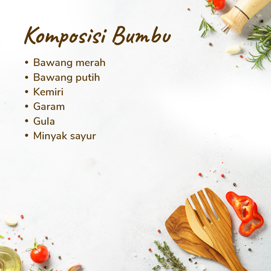 Bumbu Sendok Putih Bumbu Dasar 100gram