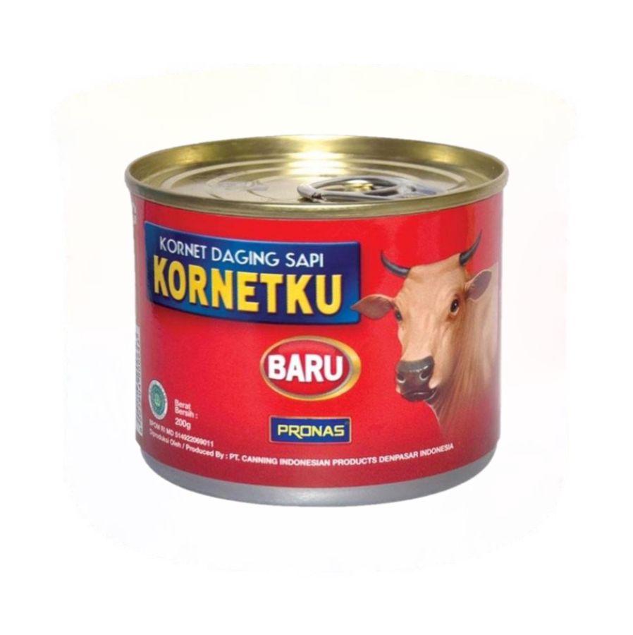 Kornetku Corned Beef Can/Kornet Daging Sapi 200gram