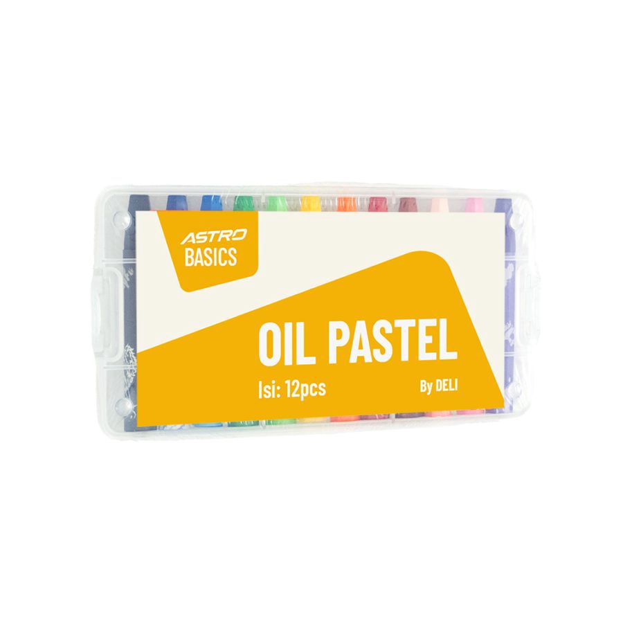 Krayon / Oil Pastel 12 pcs - Astro Basics 1pack