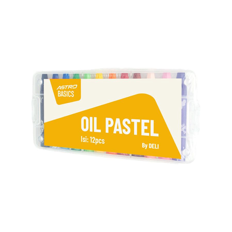 Krayon / Oil Pastel 12 pcs - Astro Basics 1pack