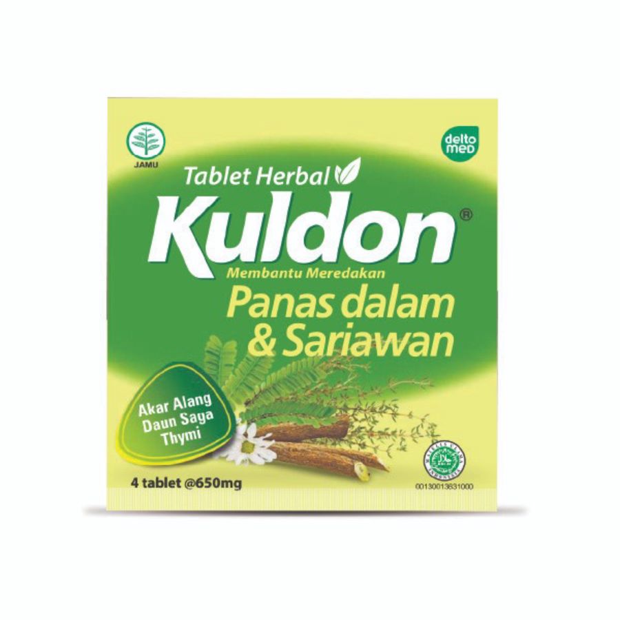 Kuldon Obat Sariawan & Panas Dalam 4tablet