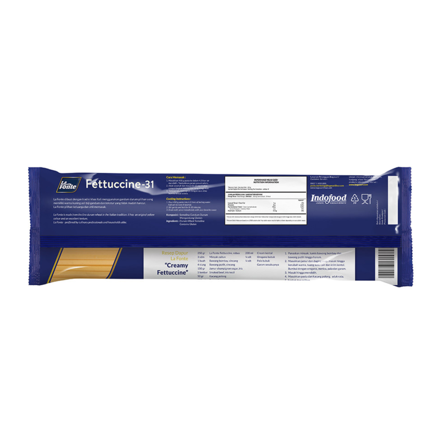 La Fonte Fettucine Pasta 450gram