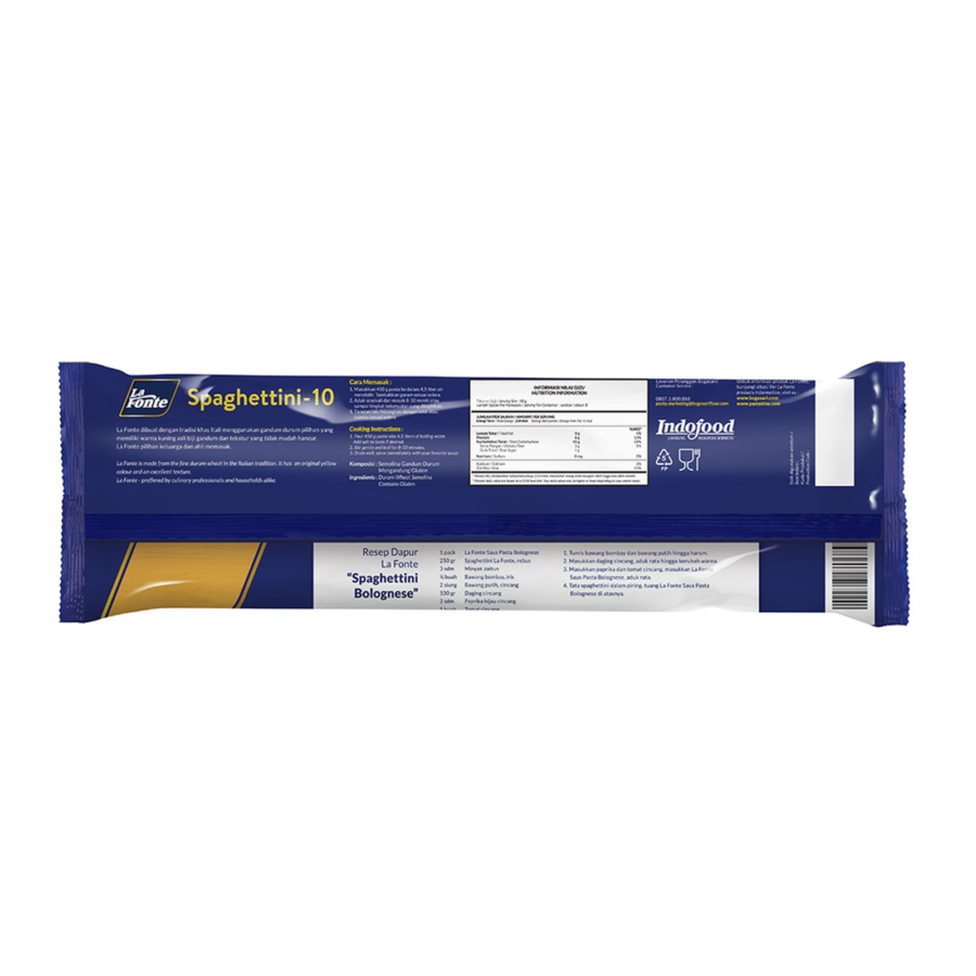 La Fonte Spaghettini Pasta 450gram