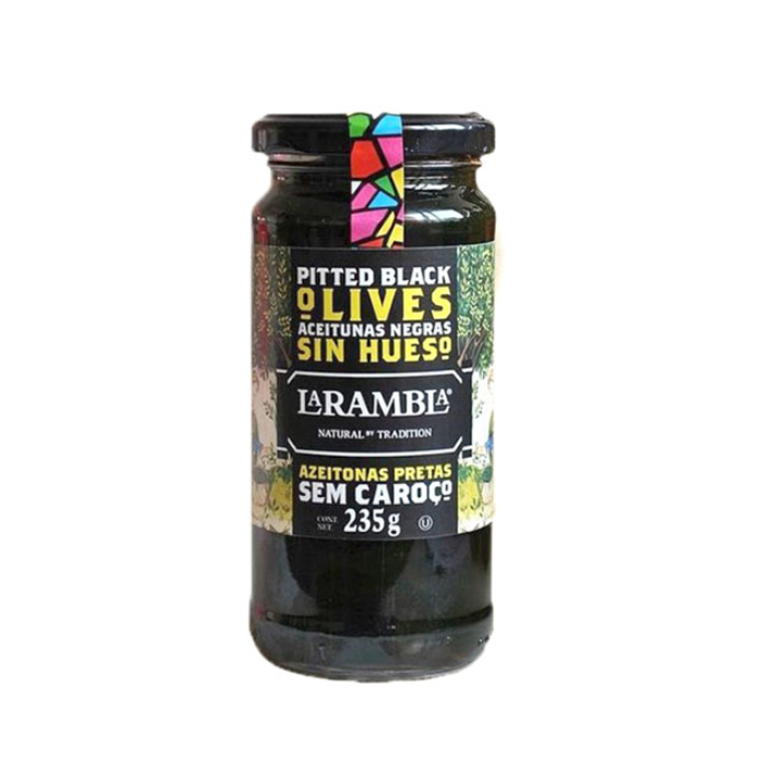 La Rambla Pitted Black Olives