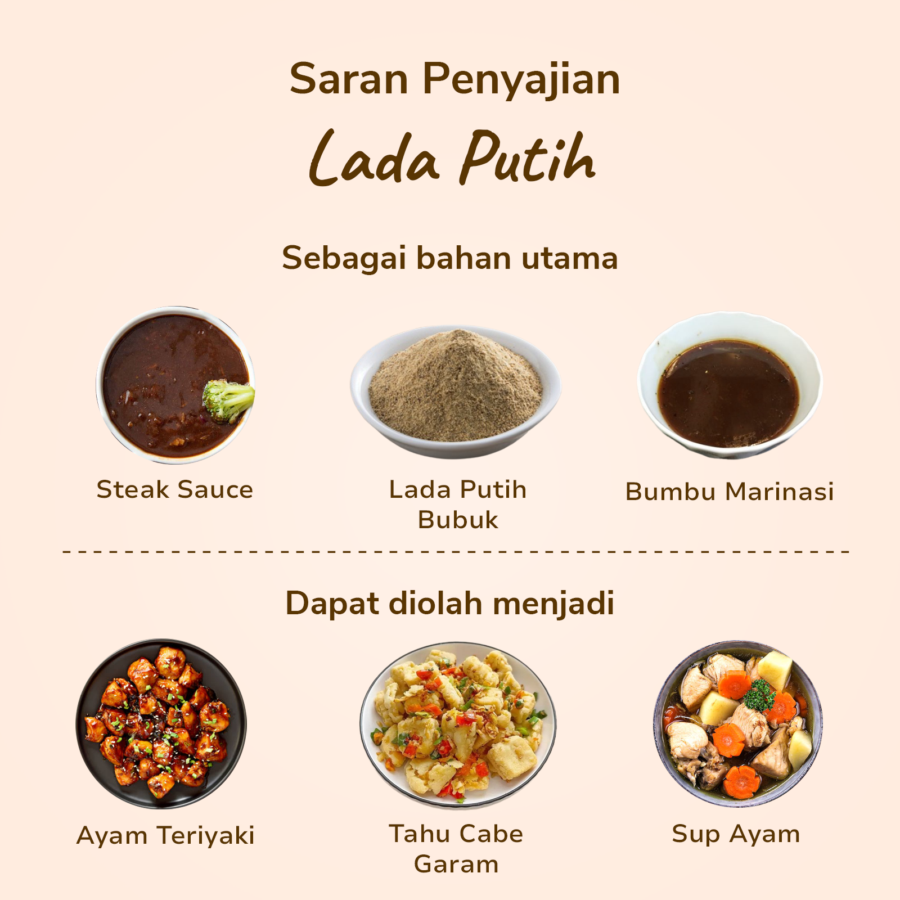 Lada Putih Utuh Astro Farm 100gram