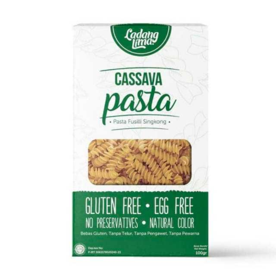 Ladang Lima Pasta Fusilli Singkong 115gram