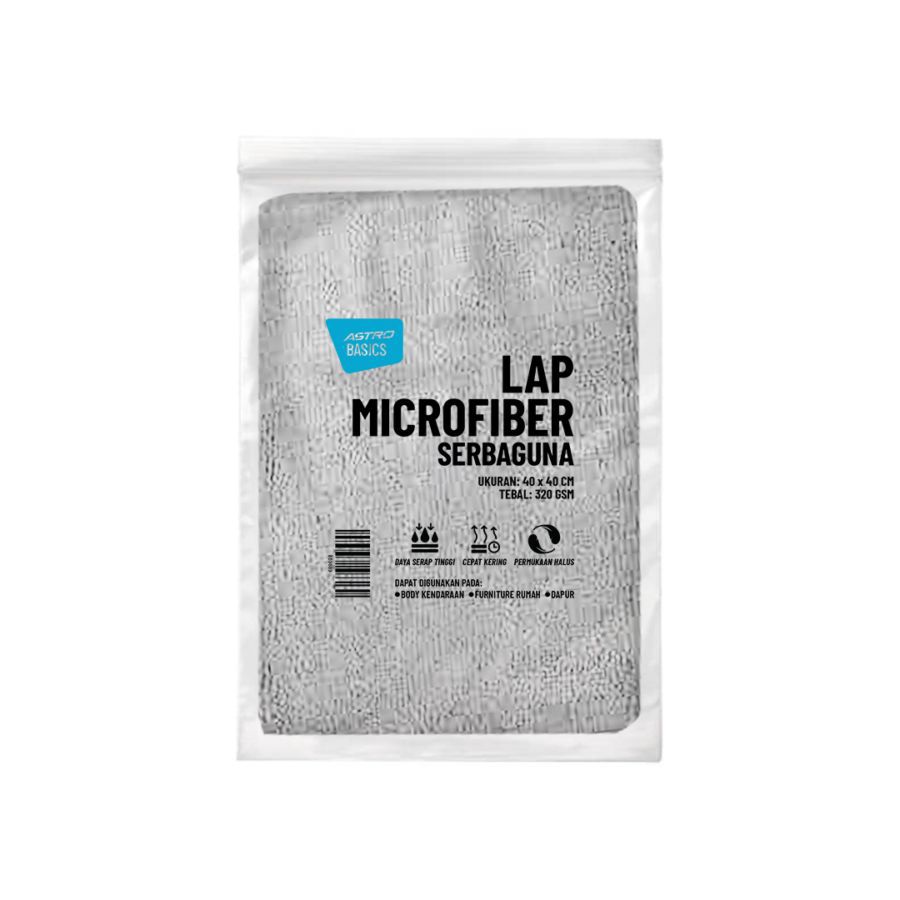 Lap Microfiber Serbaguna - Astro Basics/Alat Pembersih Rumah